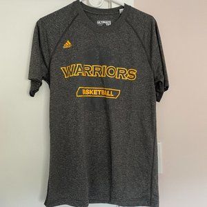 Adidas Warriors Crew Neck Short Sleeve T-Shirt